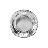 Piatto carta metallizzato cm. 18 - Silver - Blister 6 pezzi