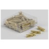 Set 50 mollette legno Cm. 3,5 – Oro Gold