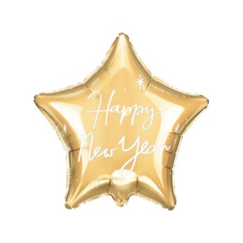 Palloncino mylar Stella Cm. 47x50 - Happy New Year