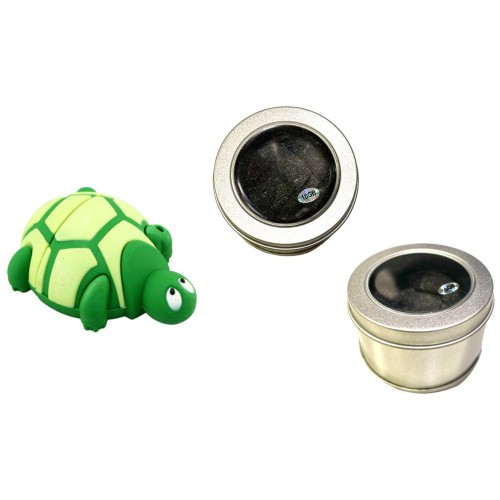 Chiavetta USB memoria 16 GB in scatola rotonda - Tartaruga