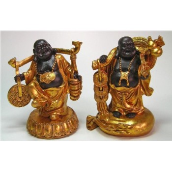 Buddha resina cm. 17x12 - Modelli assortiti