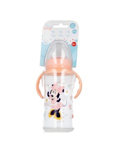 Biberon plastica «0 Mesi» 0% BPA con maniglie - Minnie 2