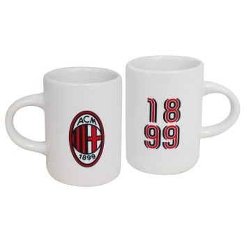 Set 2 tazzine da caffè ceramica AC Milan