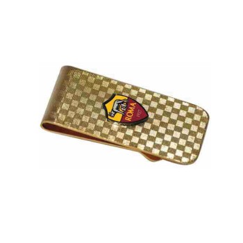 Fermasoldi clip in metallo logo AS Roma