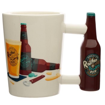 Tazza con manico 3D - Bottiglia birra
