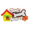 Scritta polistirolo "Tanti Auguri" Cane&Gatto Cm. 38x20