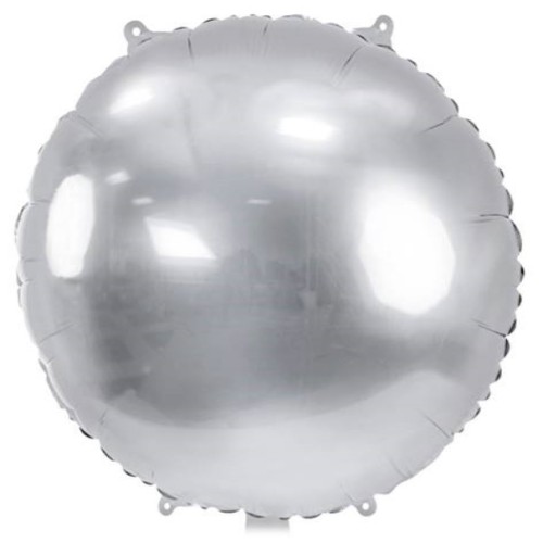 Palloncino mylar round Cm. 59 – Silver