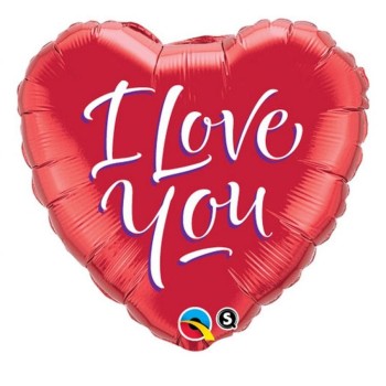 Palloncino mylar 18’’ Cm. 45 Qualatex – Cuore I Love You