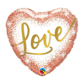 Palloncino mylar 18’’ Cm. 45 Qualatex – Cuore Love