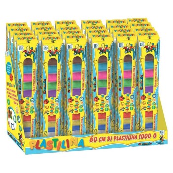 Set regalo plastilina 1000 gr. - Colori assortiti