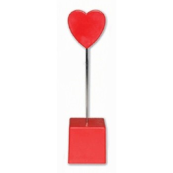 Portafoto clip Cuore Rosso