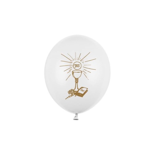 Palloncino lattice Cm. 27 - Prima Comunione calice - Blister 50 pezzi