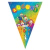 Festone bandierine Clowns auguri Cm. 320