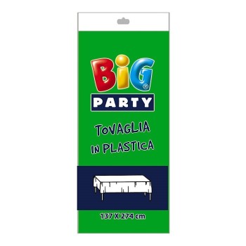 Tovaglia In Plastica Cm. 137x274 - Verde