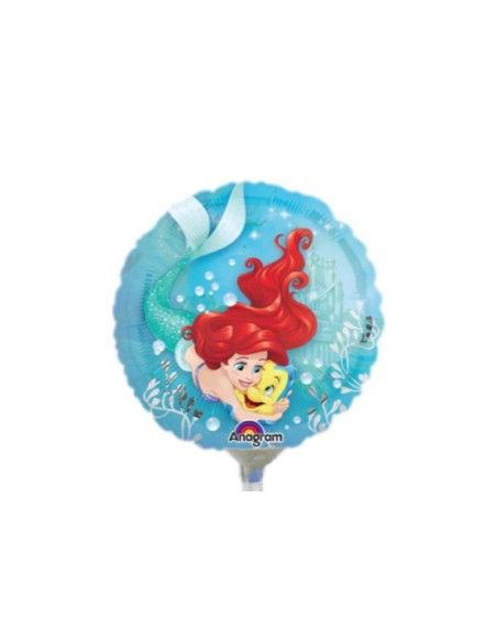 Palloncino mylar minishape 9" - Ariel rotondo - Blister 5 pezzi