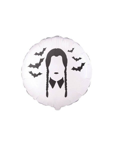 Palloncino mylar 18" Cm. 45 - Bad Girl bianco Mercoledì