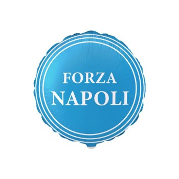 Palloncino mylar 18" Cm. 45 - Napoli - Forza Napoli