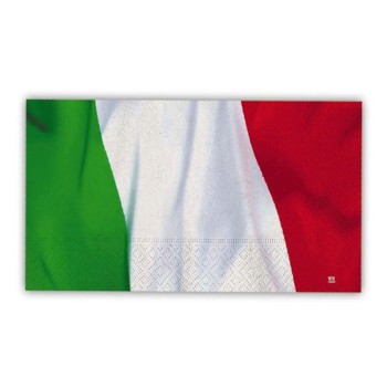 Tovaglioli carta Cm. 40x33 - Italia - Blister 8 pezzi