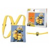 Set regalo Minions in valigetta con borsetta e braccialetto