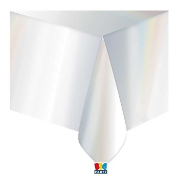 Tovaglia in plastica cm. 137x274 - Iridescente