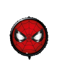 Palloncino mylar 18" Cm. 45 con pesetto e cordoncino - Spiderman face