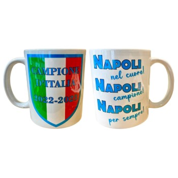 Tazza mug ceramica Napoli - Napoli nel cuore, Napoli campione, Napoli per sempre!