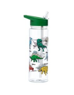 Borraccia plastica trasparente 550 ML - Dinosauri