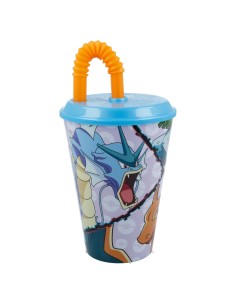 Bicchiere con cannuccia 430 ML - Pokemon 2