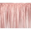 Tenda decorativa metallizzata frange Cm. 100x200 - Rosa Gold