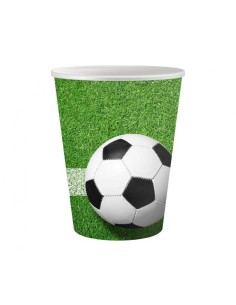 Bicchieri carta "Soccer" - Blister 6 pezzi