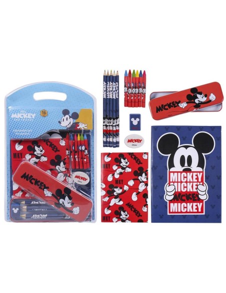 Blister scuola deluxe con astuccio metallo - Topolino