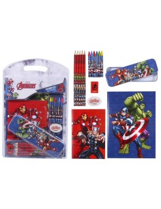 Blister scuola deluxe con astuccio metallo - Avengers