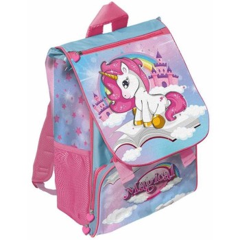 Zaino estensibile premium Cm. 40x29x21 - Unicorno