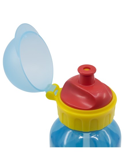 Borraccia plastica trasparente con tappo 370 ML - Mickey Fun-tastic