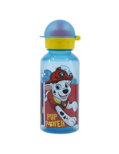 Borraccia plastica trasparente con tappo 370 ML - Paw Patrol Pup Power