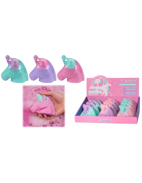 Bomba da bagno 150 Gr. Unicorno Cm. 9x8