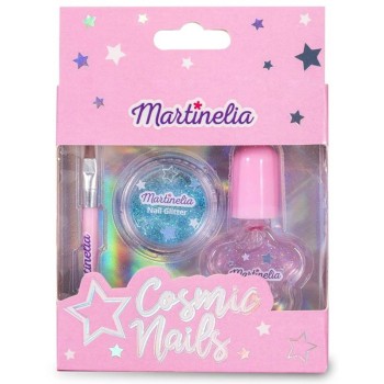 Set per la cura delle unghie glitterato con smalto Cm. 8x11