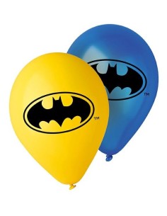 Palloncini lattice Cm. 30 Batman - Blister 10 pezzi