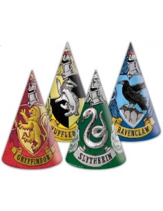 Cappellini cono party - Harry Potter - Blister 6 pezzi