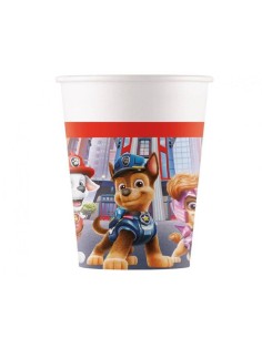 Bicchiere carta eco 200 ML - Paw Patrol The Movie - Confezione 8 pezzi