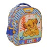Zainetto asilo deluxe Cm. 27x10x31 con tasca frontale a rilievo in tessuto - Simba Re Leone