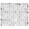 Tenda decorativa effetto quadretti metallizzati Cm. 100x200 - Silver