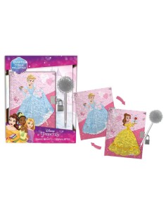 Diario segreto con paillettes cambiacolore e penna - Principesse