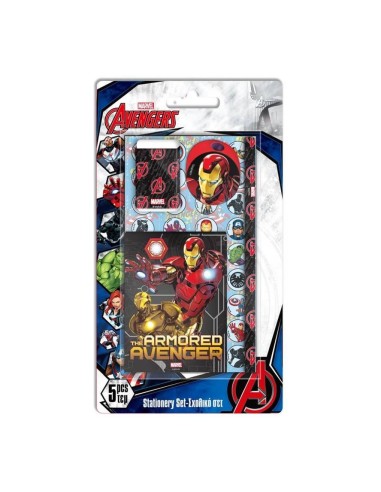 Blister scuola completo 5 pezzi - Avengers