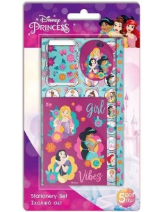 Blister scuola completo 5 pezzi - Principesse