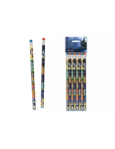 Blister 8 matite con gomma Harry Potter