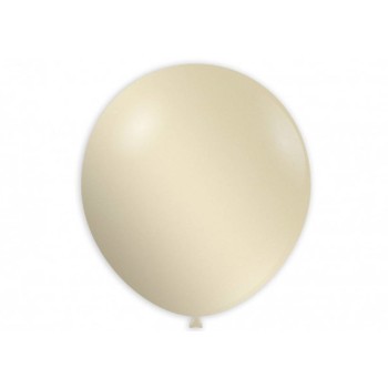Palloncino lattice metallizzato 5" Cm. 13 - Confezione 100 pz - Avorio