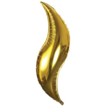 Palloncino mylar 18" Cm. 45 - Curva oro