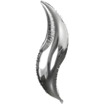 Palloncino mylar 18" Cm. 45 - Curva argento