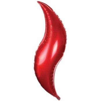 Palloncino mylar 18" Cm. 45 - Curva rossa